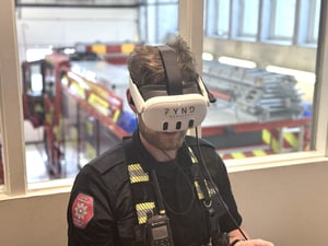 Fire and rescue fire man